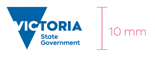 Victoria State Government logo 10 mm